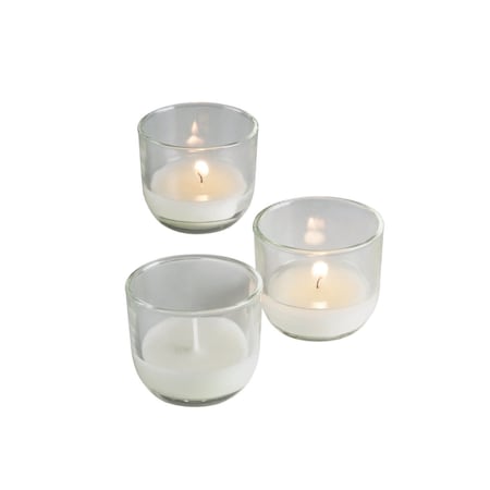 Sterno Candle Lamp Sterno Candle Lamp 5 Hour Clear Glass Petite Lites, PK48 40110
